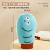 Set de baño de tres piezas: potente toalla exfoliante, herramienta para fregar la espalda, linda correa para fregar la espalda infantil, toalla de baño