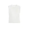 Ins Transfronterizo Europeo y Americano 2026 Nueva Moda Elegante Amazon Ropa para Mujer al por Mayor Camiseta sin Mangas de Cuello Redondo Color Sólido Chaleco