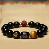 Pulsera de Obsidiana al por Mayor Benmingfo para Hombre y Mujer Pulsera del Zodíaco Joyería Guardián Benmingnian Regalo