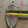 Hojas de Repuesto para Candelabro de Cristal Bricolaje Piezas de Repuesto para el Hogar Accesorios de Hoja de Vidrio Accesorios para Lámparas de Concha