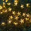 Luzes de Corda Solar Led Faixas de Gelo Atmosfera Externa Esférica Colorida Bolha Fogos de Artifício Decoração Piscando Estrela Cor Neon Mudando de Cor Árvore de Natal
