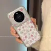 Funda para Teléfono Móvil Huawei Mate80 Estilo Coreano de Dibujos Animados 60Pro+ Nicho Femenino Gama Alta Retro Rosa Rosa Estrellas