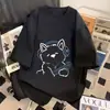Camiseta de Manga Corta de Seda de Leche 2026 Verano Tendencia Nacional Camiseta Holgada Hombres y Mujeres Estampado de Oso Camiseta de Ins