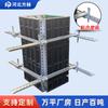 Hebilla de Columna Cuadrada Sujetador Construcción Hebilla de Columna Cuadrada Refuerzo de Muro de Corte Hebilla Cuadrada Redonda Ajustable Galvanizada Nueva Hebilla de Columna Cuadrada