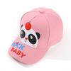 Novo boné infantil desenho animado panda boné de beisebol para meninos e meninas bebê protetor solar ao ar livre boné de beisebol atacado