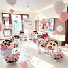 Decoración de Propuesta Sorpresa para el Día de San Valentín Globos Escena de Ceremonia en Interiores Shin-chan Arreglo Tablero KT Personalizado