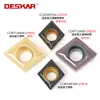 DESKAR Desca CNC agujero interior grano de corte CCMT09T304 Diamante CNC hoja mandrinado cuchillo de torneado fino grano