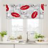 Cortina de Ventana Digital Impresa de Girasol Personalizada Cabezal Sin Perforar Sala de Estar Cocina Blackout Cortina Corta Cortina