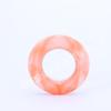 Hebilla de tela materia prima engrosada pp 76 mm anillo de cortina de plástico de dos colores silenciador de plástico anillo perforado agujero de anillo agujero de anillo