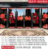 Pegatinas de cristal para el Día Nacional, pegatinas electrostáticas para puertas de centros comerciales, decoraciones para ventanas, suministros de decoración de tiendas con temática de celebración