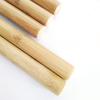 Bastón redondo de bambú de fábrica al por mayor madera maciza tamaño grande pequeño palo de presión casero alargado rodillo de cocina rodillo seco