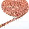 Cinturón de taladro de resina de color de 1 cm, adhesivo termofusible, taladro largo para bricolaje, bolsa de zapatos, barra de cristal, taladro, cadena, accesorios de ropa