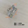 Tapón para suelo de composite de madera y plástico, junta de 4 mm, fijación de acero inoxidable, conector de tres puntos de madera y plástico, fijación de púas