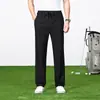 Traje de Seda de Hielo Sin Costuras para Hombres de Mediana Edad y Mayores Camisa Polo Casual de Negocios de Manga Corta para Hombres y Papá Traje de Pantalón Casual de Seda de Hielo Lote