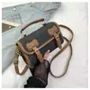 Bolsa Pequena Estilo College para Mulheres 2025 Nova Moda Color-Blocking Retro Bolsa de Ombro Transversal Bolsa de Mão de Alto Padrão Bolsa Cambridge