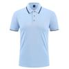 Nova Camisa Polo de Algodão Fresco para Negócios com Lapela, Camiseta de Manga Curta, Personalizada para Uniforme Corporativo de Trabalho, Camisa Publicitária com Logo Estampado e Bordado