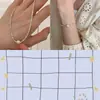 Colar de Pérolas Imitação com Contas Irregulares Prateadas para Mulheres, Cor Prata, Corrente de Clavícula de Luxo de Alta Qualidade com uma Vibe Refinada e Elegante
