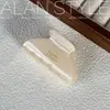 Pinza de garra de acetato estilo coreano Alan, tamaño mediano clásico, para peinados semi-recogidos, accesorio para el cabello tipo pinza de tiburón elegante y exquisito para la parte trasera de la cabeza