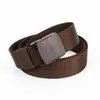 Hebilla de Plástico de Fabricante Cinturón de Lona Versátil Estudiante Exterior Entrenamiento Militar Cinturón Tejido para Pantalones Cinturón Táctico Multifuncional para Hombres