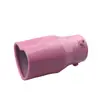 Tubo de Escape Modificado para Coche Nuevo Cola de Escape de Acero Inoxidable Engrosado Rosa con Forma de Corazón 63 mm
