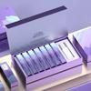 Caja de Empaque Cosmético de Cartón Plateado Hecha a Medida Caja de Color para Producto de Cuidado de la Salud Líquido Oral Caja de Empaque Láser para Producto para el Cuidado de la Piel Impresión