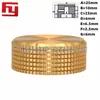 Perilla Sólida de Aluminio a Cuadros de Alto Grado 25*10MM Tapa de Perilla Metálica Perilla Codificadora de Potenciómetro Agujero de 6.0