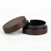 Cenicero de Madera Maciza de Nogal de Acacia para Sala de Estar en Casa con Tapa de Madera para Prevenir Ceniza Volante Modelo Redondo de Madera Creativo para Oficina
