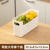 Caja de almacenamiento para refrigerador de cocina, tipo cajón, con puerta lateral, para bebidas, albóndigas, huevos frescos, caja de plástico para alimentos con acabado