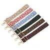 Accesorios de correa de hombro para bolso de rombos nuevo transfronterizo correa de hombro única cruzada ajustable reemplazo correa de hombro larga correa de cordón jacquard