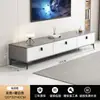 Mueble de TV de Lujo Ligero para Sala de Estar Uso Doméstico Modelo Nuevo 2026 Mueble de TV Pequeño para Apartamento de Pie con Almacenamiento y Exhibición Integrados