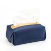 Bolsa de pañuelos para coche con dibujo de papel, caja de pañuelos impermeable engrosada de cuero PU, caja de pañuelos para almacenamiento en casa, bolsa de pañuelos en stock, venta al por mayor