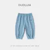 Calça Colorida para Jardim de InfânciaCalça de Bebê Dudu Calça Casual Infantil de Verão Estilo Verão Meninos Meninas Roupa de Verão