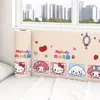 Pegatinas de Decoración para Renovación de Dormitorios de Dibujos Animados Transfronterizas Impermeables a Prueba de Humedad Autoadhesivas para Armario de Dormitorio de Estudiantes, Cabecera de Cama, Papel Tapiz Decorativo