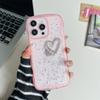 Estilo de lujo ligero gota de pegamento amor para funda de teléfono móvil apple 15 iPhone14promax tridimensional 13/12/11 femenino xs