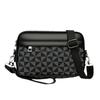 Bolso de Hombro para Hombre Molino de Viento Bolso Cuadrado Pequeño de Moda Bolso Cruzado Horizontal para Hombre Bolso Pequeño Colgante Bolso de Mano para Hombre Bolso de Muñeca