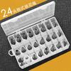 Set de Boquillas Decoradoras de Acero Inoxidable de 32 Cabezales Herramienta de Decoración con Convertidor Clavo Decorador Manga Pastelera Set de 38 Piezas