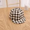 Gorra Infantil de Cuadros Ropa Benhui Gorro Infantil 2022 Primavera Nuevo Gorra Infantil de Ala Suave