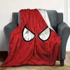 Manta de flanela estampada manta de super-herói Homem-Aranha, manta de escritório, manta para cochilo, manta de carro,