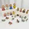 Mascota de té creativa pequeño monje Shama figura de palo brasilero cerámica decoración maceta micro paisajismo decoraciones de animales pequeños