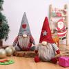 2025 Novo Produto Transfronteiriço Boneco Elfo Velho Sem Rosto de Natal Decoração Estilo Europeu e Americano Enfeites Criativos de Natal