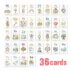 Tarjetas Divertidas de Reconocimiento del Alfabeto para Niños, Modelo Nuevo Transfronterizo, Juego de 36 Piezas, Tarjetas de Aprendizaje de Iluminación para Niños Estilo Dibujos Animados, Al por Mayor en Stock