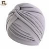 Pañuelo retro plisado popular europeo y americano gorro piña a cuadros grueso sombrero indio ropa de estilo étnico sombrero de tela JDT-489