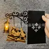 Estantería de Libros para Productos Nuevos Transfronterizos Luz de Linterna Iluminación de Estantería de Biblioteca Linterna Artesanías de Hierro