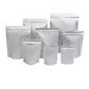 Bolsa con Cierre Hermético de Papel de Aluminio Bolsa con Cierre Hermético para Té Comida Semillas de Melón Snack Comida para Gatos Bolsa de Papel de Aluminio con Cierre Hermético de Pie Bolsa de Empaque para Alimentos