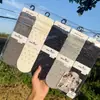 Calcetines Holgados Nuevos Estilos para Otoño e Invierno Todo en Uno, Calcetines Largos Grises Estilo Japonés y Coreano, Calcetines Lisos de Encaje de Tubo Recto para Estudiantes