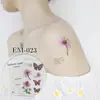 Nuevas Pegatinas de Tatuaje de Flores Impermeables de Rui Ka Long, Pegatinas Faciales, Pegatinas para Brazos, Unisex, Pequeñas Pegatinas de Margarita Más Vendidas