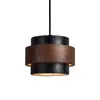 Luminária de Poste Pendente para Mesa de Cabeceira Pedra Buraco Negro Nórdico Pós-moderno Entrada Varanda Quarto Iluminação Estilo Industrial Balcão de Bar de Alto Padrão Restaurante