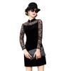 Venta al por mayor de fábrica nuevo vestido de terciopelo para mujer otoño 2023 estilo nacional cuello retro cheongsam mejorado falda
