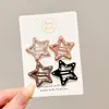 Pinza para el Cabello Infantil Color Café con Leche Nuevo Estilo 2025 Pinza Lateral para Flequillo de Niña Pequeña Pinza para el Flequillo Pinza BB Pasador Accesorio para el Cabello