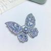 Novo Estilo Chanel Estilo Borboleta Vintage Broche Liga Jóias Corpete Pérola Broche Sentido Avançado Pequeno Estilo Pin